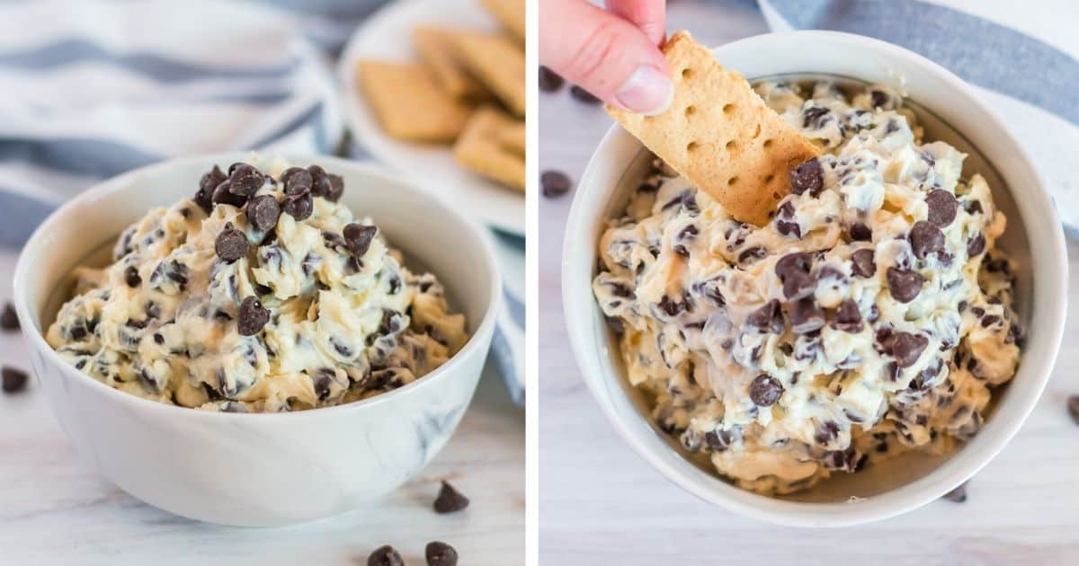 Minute No-Bake Chocolate Chip Cookie Dough Dip Recipe